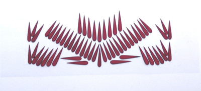

Shri Ji Collection MAROON TILAK LARGE BLACK SHADE Forehead Maroon Bindis(Tilak)