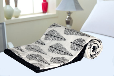 

Polka Printed  Dohar(Cotton, Black