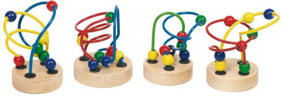 

Goki Mini Bead Maze Approx (7 - 9 cms Height) (Any 1 Unit Randomly Selected of 4 Displayed Designs)(Multicolor)