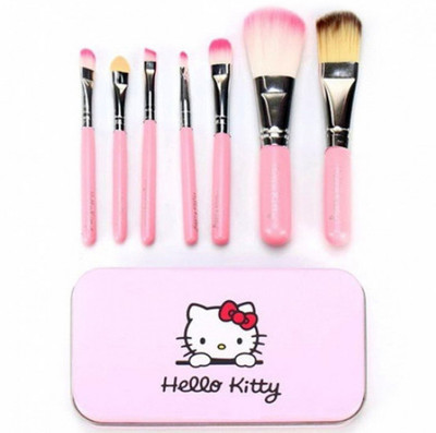 

The Looks Hello Kitty mini Pink Woman Make-up brush(Pack of 7)