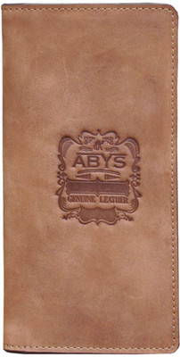 

ABYS 100% Pure Leather 10 Card Holder(Set of 1, Tan)