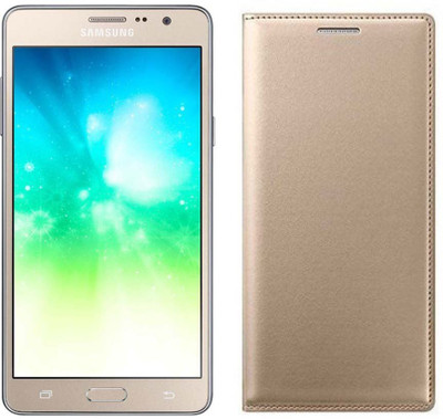 CASE CREATION Flip Cover for Mi Redmi Note 4(Gold, Grip Case, Pack of: 1)