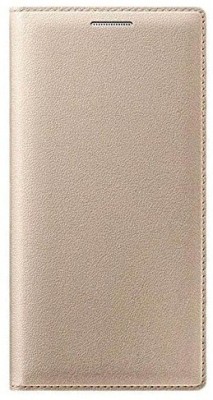 CASE CREATION Book Cover for Samsung Galaxy A6 2018(Gold, Anti-radiation, Pack of: 1)