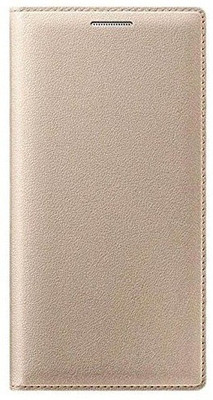 Case Creation Book Cover for Real me 1 2018(Gold, Anti-radiation)