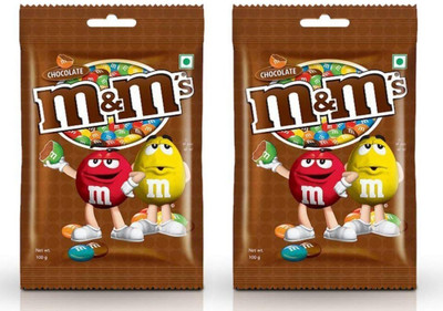 

m&m's Milk Chocolate 100 g (Pack Of 2) Truffles(Pack of 2, 200 g)