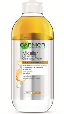 

Garnier Skin Naturals, Micellar Cleansing Bi-Phase Water Makeup Remover(400 ml)