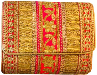 

Craftbazaar Party Multicolor Clutch