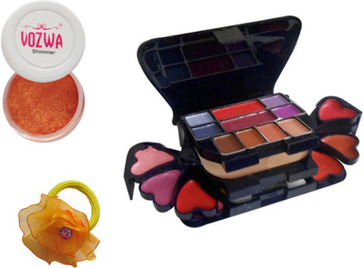 

Vozwa Copper Eyeshadow Shimmer Powder, Makeup kit and Band(Set of 3)