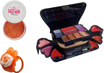 

Vozwa Copper Eyeshadow Shimmer Powder, Makeup kit and Band(Set of 3)