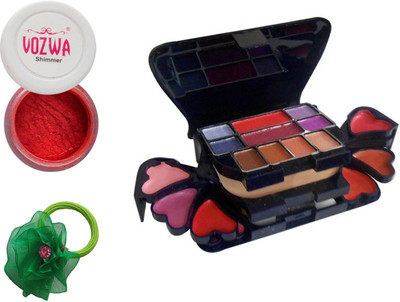 

Vozwa Red Eyeshadow Shimmer Powder, Makeup kit and Band(Set of 3)