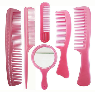 

AASA Professional Hair Comb Set With Mirror For Weddind Season, Multicolour(Set of 6)
