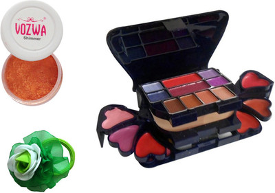 

Vozwa Copper Eyeshadow Shimmer Powder, Makeup kit and Band(Set of 3)
