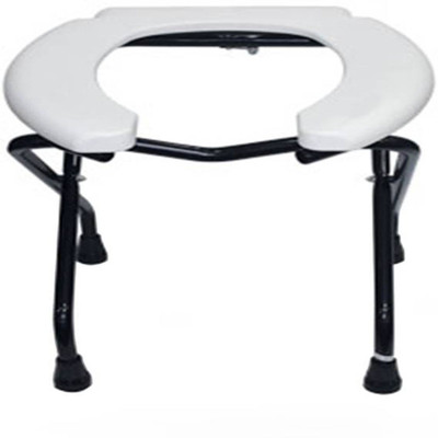 ASR SURGICAL Commode & Showert Chairs Commode Chair(Black)