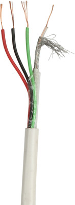Oxcord PVC 1 sq/mm White 30 ft. Wire(White)