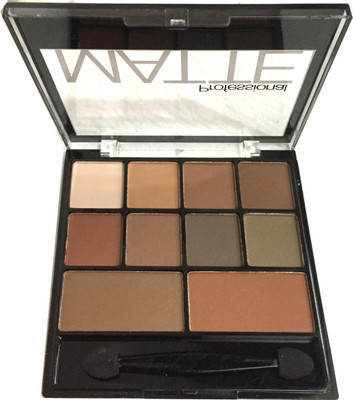 

LUV-LI IMPORTED PROFESSIONAL 10 COLOR MATTE EYE SHADOW KIT 14.3 g(MULTICOLOR)
