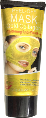 

LUV-LI IMPORTED 24 K GOLD COLLAGEN WHITENING, ANTI WRINKLE, BLACK HEAD REMOVAL PEEL OFF MASK(120 g)