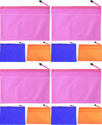 

TheFlauntStore PVC FABRIC(Set Of 3, Pink, Blue, Orange)