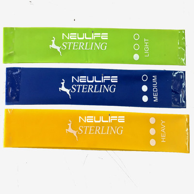 

Neulife Sterling Resistance Loop Band Set of 3 Workout Equipment For Yoga , Aerobic & Crossfit Fitness Band(Multicolor, Pack of 3)