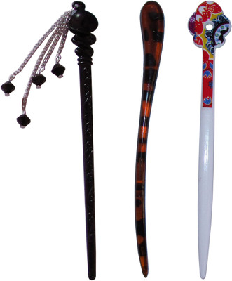 

GAGRAT Combo of Multi Color Juda Sticks Bun Stick(Multicolor)