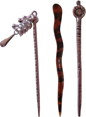 

millennium Combo of Multi Color Juda Sticks Bun Stick(Multicolor)