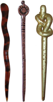 

FROOTI Combo of Multi Color Juda Sticks Bun Stick(Multicolor)