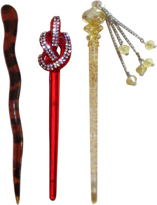 

ELV 7-in-1 Combo of Multi Color Juda Sticks Bun Stick(Multicolor)