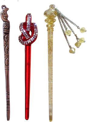 

GD Combo of Multi Color Juda Sticks Bun Stick(Multicolor)