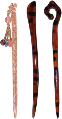 

empathy Combo of Multi Color Juda Sticks Bun Stick(Multicolor)