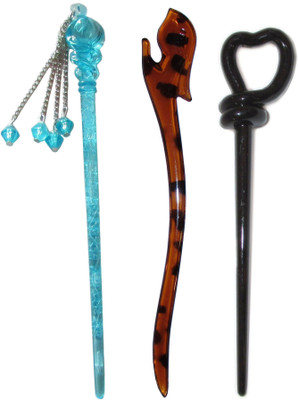 

pharaoh Combo of Multi Color Juda Sticks Bun Stick(Multicolor)