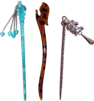 

GAPPO Combo of Multi Color Juda Sticks Bun Stick(Multicolor)