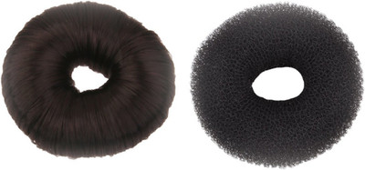 

Param hair styling bun / Magic Hair Donut Bun Maker Hair Ring Styler Maker Round Chignon for Women Bun(Black)