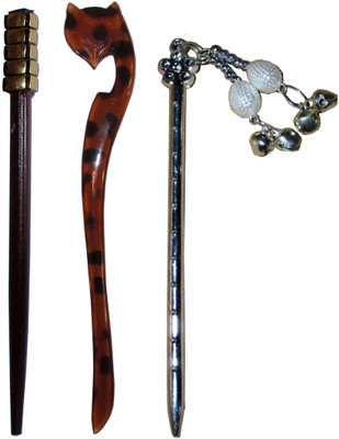 

eloquent Combo of Multi Color Juda Sticks Bun Stick(Multicolor)