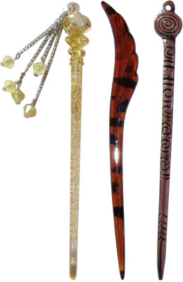 

GANEUU Combo of Multi Color Juda Sticks Bun Stick(Multicolor)