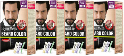 

Bigen Men's Beard Colour ( 20g + 20g Each ) | Combo Pack / Set Of 4 Ammonia Free Beard Hair Color(B 101 -Natural Black)
