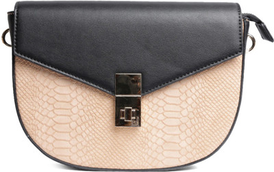 

Van Heusen Sling Bag(Beige, Black)
