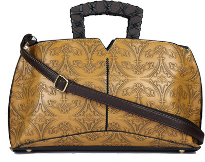 

iSweven Hand-held Bag(Brown, Tan)