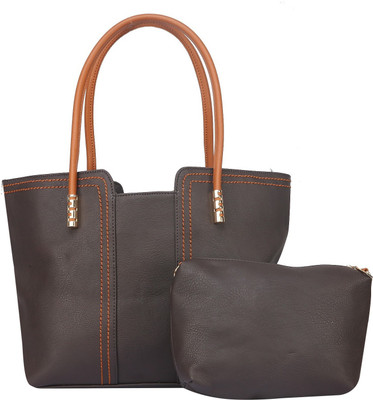 

Fiona Trends Shoulder Bag(Brown, Black), Black;brown