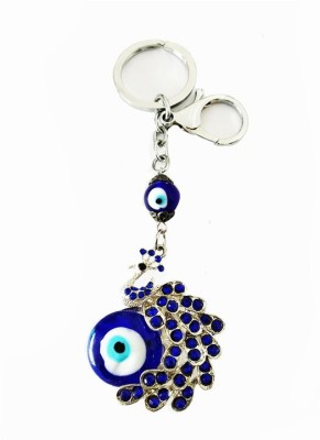 

Evil Eyes India Beautiful peacock with Evil Eye Keychain Key Chain