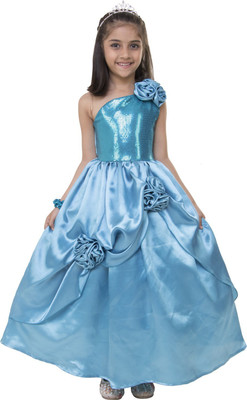 

Samsara Couture Girls Maxi/Full Length Party Dress(Blue, Sleeveless