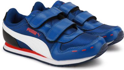 

Puma Boys & Girls Velcro Sneakers(Blue, True blue-puma white-barbados cherry