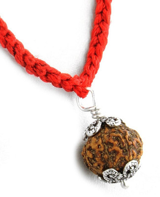 RUDRA DIVINE 9 Mukhi Rudraksha | Nine Face Rudraksha Original and Genuiun 9 Mukhi Rudraksha/Rudraksh Bead. Wood Pendant