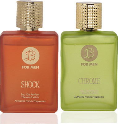 

LB Perfume LB CHROME AND LB SHOCK PERFUME FOR MEN 100 ML EDP(COMBO OF 2) Perfume - 200 ml(For Men)