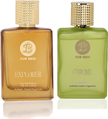 

LB Perfume LB CHROME AND LB EXPLORER PERFUME FOR MEN 100 ML EDP(COMBO OF 2) Perfume - 200 ml(For Men)