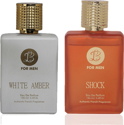 

LB Perfume LB WHITEAMBER AND SHOCK PERFUME FOR MEN 100 ML EDP(COMBO OF 2) Perfume - 200 ml(For Men)