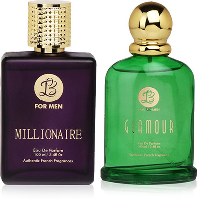 

LB Perfume LB MILLIONAIRE AND LB GLAMOUR PERFUME FOR MEN & WOMEN 100 ML EDP(COMBO OF 2) Perfume - 100 ml(For Men & Women)