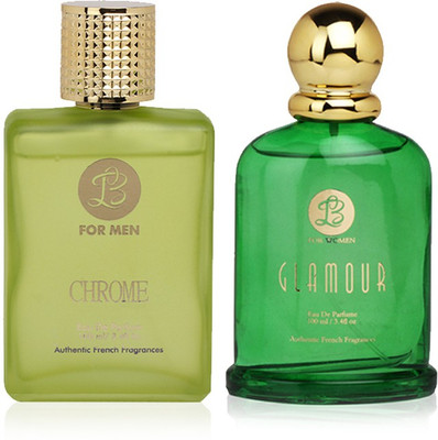 

LB Perfume LB CHROME AND LB GLAMOUR PERFUME FOR MEN & WOMEN 100 ML EDP(COMBO OF 2) Perfume - 25 ml(For Men & Women)