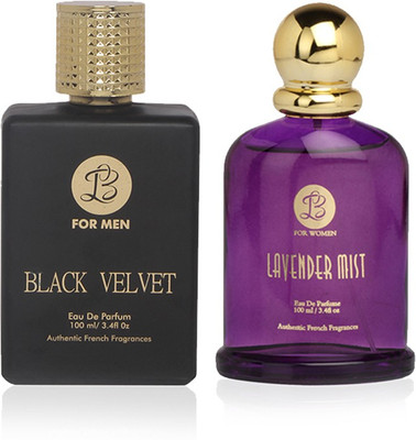 

LB Perfume LB BLACK VELVET AND LB LAVENDER MIST PERFUME FOR MEN & WOMEN 100 ML EDP(COMBO OF 2) Perfume - 100 ml(For Men & Women)