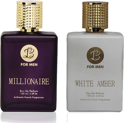 

LB Perfume LB MILLIONAIRE AND LB WHITE AMBER PERFUME FOR MEN 100 ML EDP(COMBO OF 2) Perfume - 200 ml(For Men)