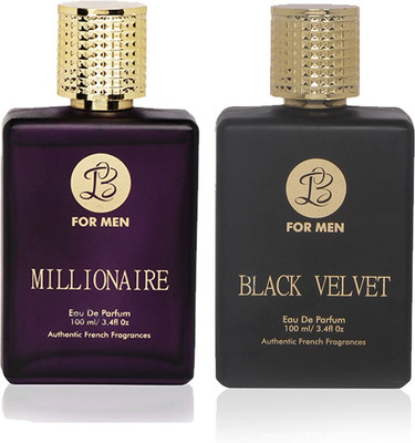 

LB Perfume LB MILLIONAIRE AND LB BLACK VELVET PERFUME FOR MEN 100 ML EDP(COMBO OF 2) Perfume - 200 ml(For Men)