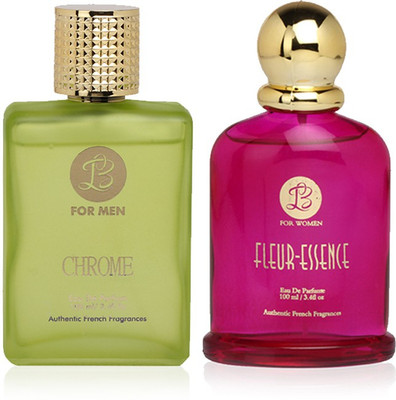 

LB Perfume CHROME AND FLEUR ESSENCE PERFUME FOR MEN & WOMEN 100 ML EDP(COMBO OF 2) Perfume - 25 ml(For Men & Women)